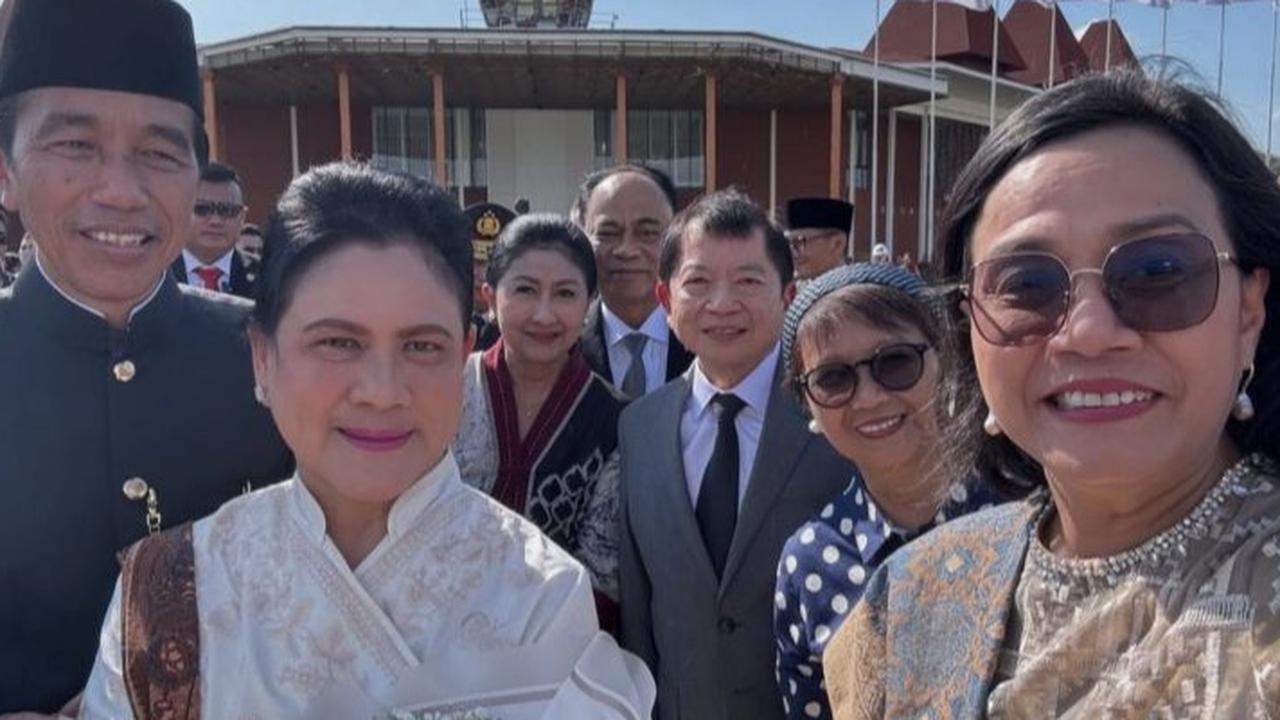 VIDEO: Momen Istimewa Prabowo dan Para Menteri Lepas Jokowi-Iriana Terbang ke Solo