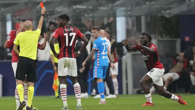 Franck Kessie Dikartu Merah, AC Milan Takluk Atas Atletico Madrid