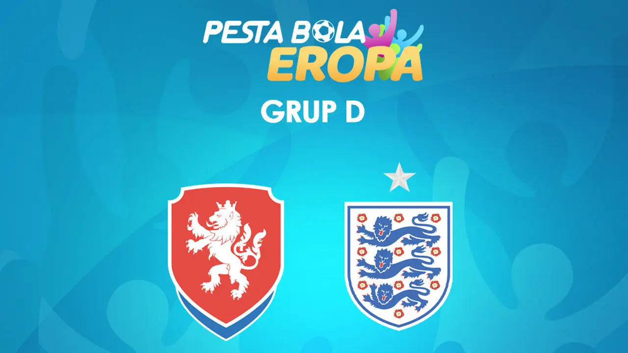 Piala Eropa - Euro 2020 Rep Ceska Vs Inggris
