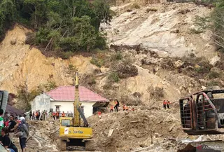 Longsor di Tapanuli Tengah (AntaraNews)