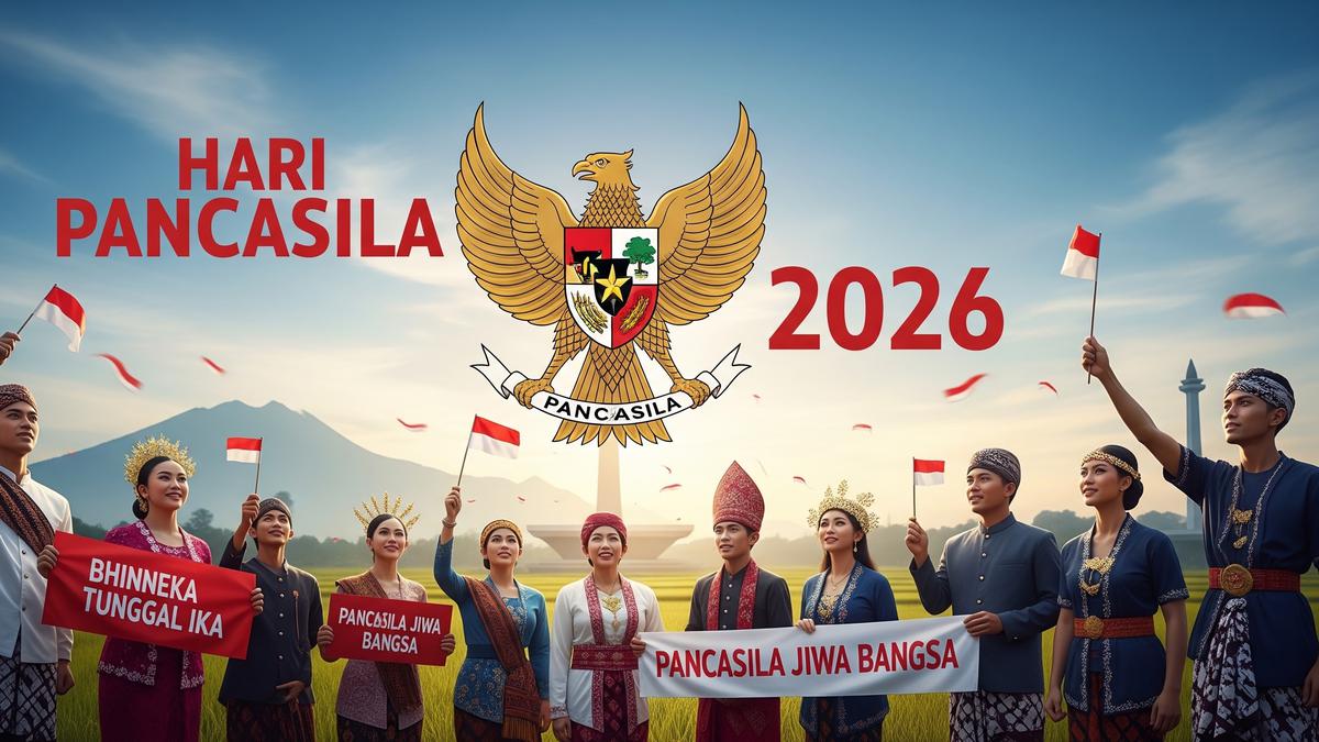Link Twibbon Hari Lahir Pancasila 2026 yang Keren Sekaligus Beragam, Gratis dan Siap Dibagikan