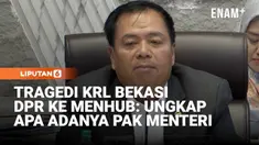 Rapat DPR membahas rentetan kecelakaan kereta api yang terjadi belakangan ini, termasuk tragedi di Stasiun Bekasi Timur.