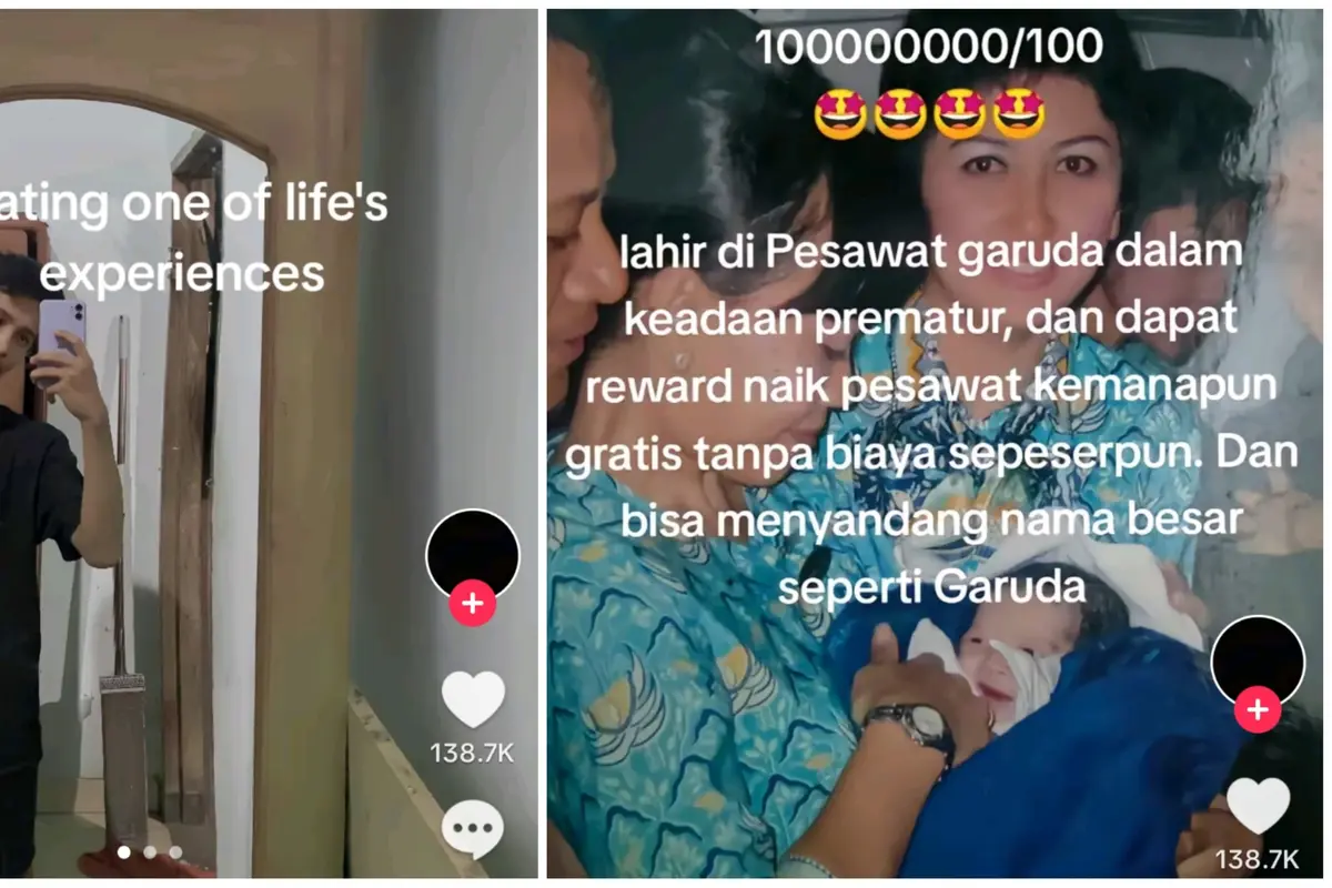 Kisah Pemuda Lahir di Pesawat Garuda dan Dapat Tiket Gratis Seumur Hidup, Warganet: Jadi Mau Lahiran di Pesawat Juga