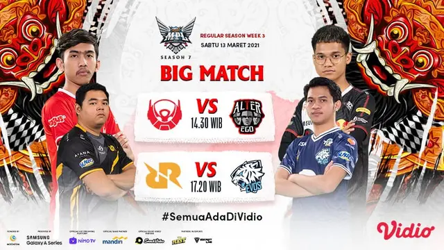 MPL Season 7 : RRQ Hoshi vs Evos Legends