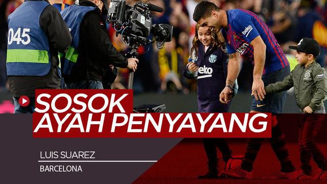 Berita Video Family Man Sejati, Suarez ajak Anak Latihan Bersama Barcelona