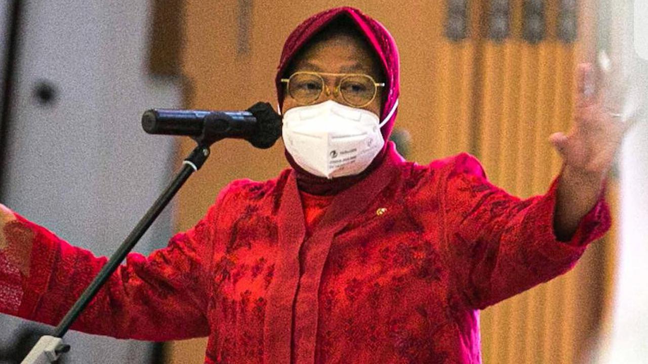 Respons Risma Ditanya soal Rencana Mundur dari Mensos karena Maju Pilgub Jatim