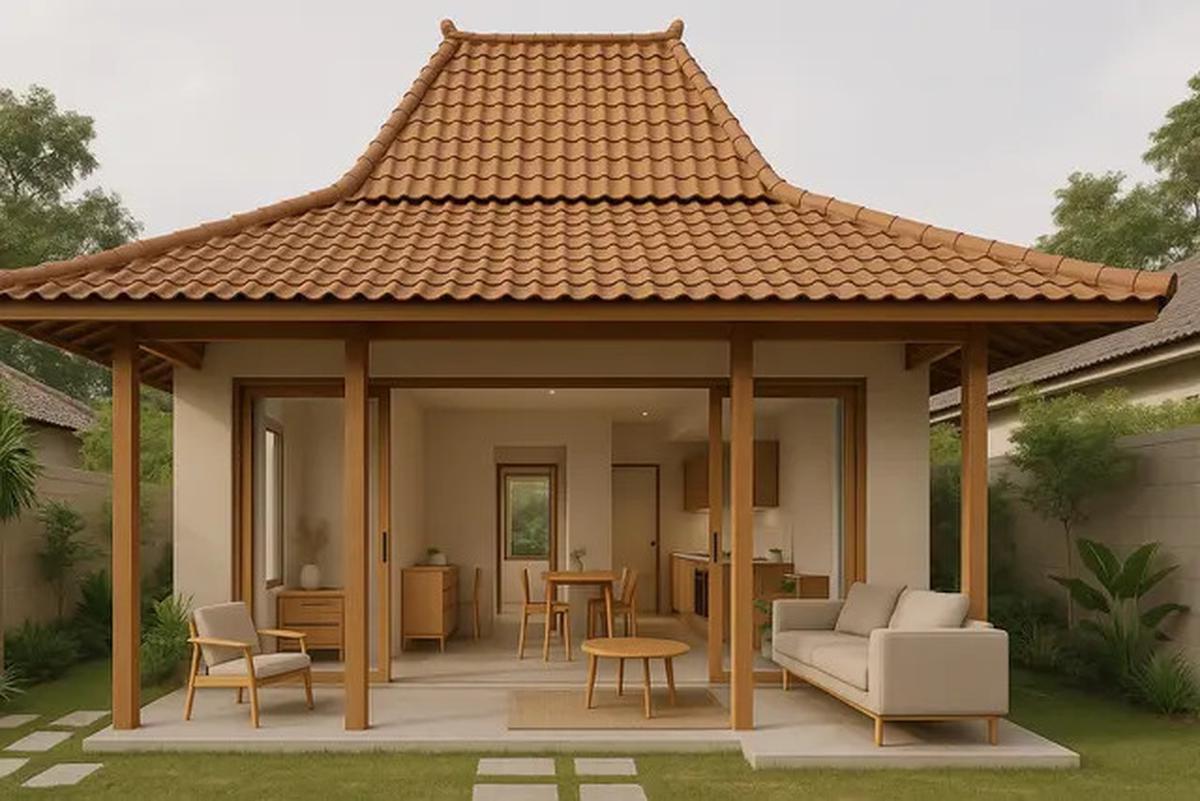 7 Model Rumah Joglo Modern Klasik 1 Lantai, Perpaduan Tradisi dan Kenyamanan Masa Kini