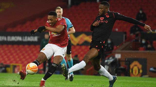 FOTO: Ditahan Imbang 0-0 Real Sociedad, Manchester United Lolos ke Babak 16 Besar Liga Europa - Anthony Martial