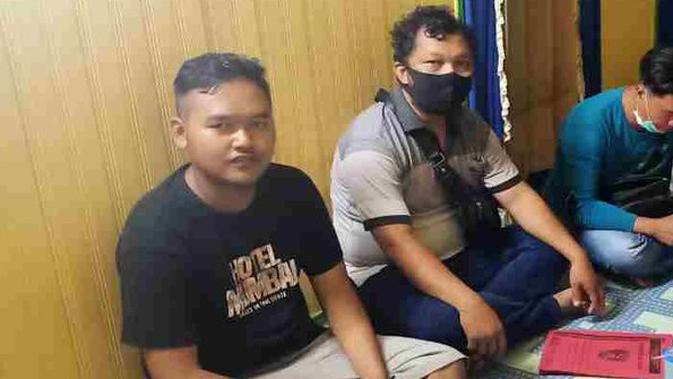 Gilang pelaku fetish kain jerik Unair ditangkap di Kalteng. (Sumber: Merdeka)