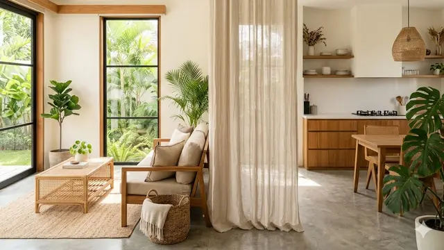/ Ide Sekat Ruangan Tanpa Tembok untuk Rumah Minimalis (Sumber: gemini.com)