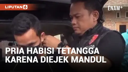 VIDEO: Diejek Mandul, Pria di Lampung Utara Habisi Tetangga Ibu Rumah Tangga
