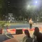 Istri mantan Menteri Pendidikan, Kebudayaan, Riset, dan Teknologi (Mendikbudristek) Nadiem Makarim, Franka Makarim, menggelar malam doa bersama di Taman Menteng, Jakarta Pusat, Jumat malam (26/6/2026). (Liputan6.com/Radityo)