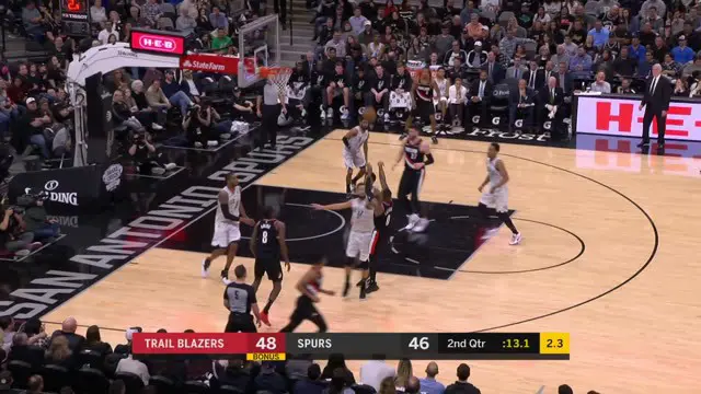Cuplikan Pertandingan NBA : Spurs 108 vs Trail Blazers 103