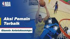 Berita video aksi-aksi terbaik dari MVP (Most Valuable Player) untuk NBA All-Star 2021 yaitu Giannis Antetokounmpo, yang bermain untuk Team LeBron, Senin (8/3/2021) pagi hari WIB.