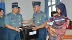 Citizen6, Tanjung Priok: Dalam rangka memperingati HUT ke-51 Kolinlamil, PG Jalasenastri Kolinlamil memberikan tali asih kepada keluarga dan anggota Kolinlamil yang menderita penyakit dalam kategori penanganan khusus, Senin (11/6). (Pengirim: Dispenkolinl