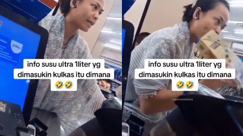 Susu UHT Tidak Dingin, Video Ibu Ini Marah-Marah di Minimarket dan Minta Uang Balik Viral di Media Sosial (Foto: Twitter @_NeverAlonely)