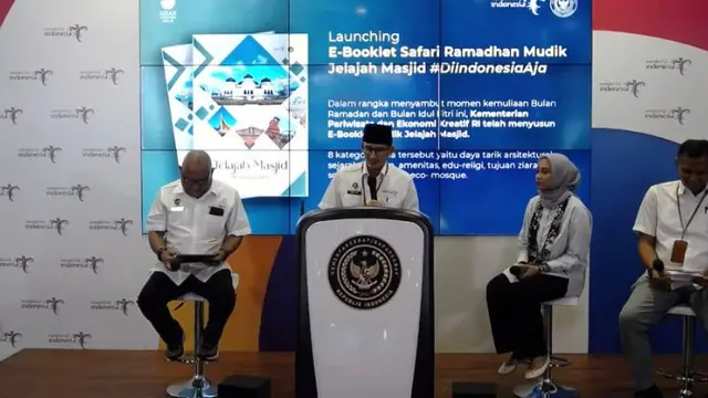Kemenparekraf luncurkan e-booklet Safari Ramadhan Mudik Jelajah Masjid di Indonesia Aja