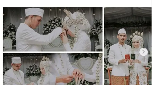 Pernikahan Viral Clarissa dan Fathi