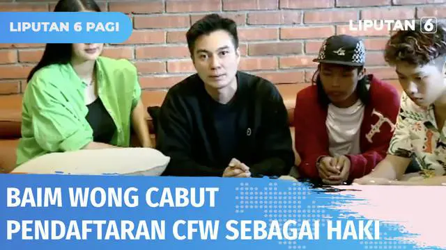 Setelah dikritik banyak pihak, artis Baim Wong akhirnya mencabut pendaftaran Citayam Fashion Week atau CFW sebagai HAKI. Selain Baim Wong, ada tiga pihak lain yang juga mendaftarkan merek Citayam Fashion Week.