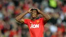 Wilfried Zaha - Zaha tercatat pernah berseragam Manchester United pada Januari 2013. Namun sayang, Zaha cuma bermain empat kali selama berseragam Manchester United dan memilih kembali ke Palace pada musim 2014/2015. (AFP/Saeed Khan)