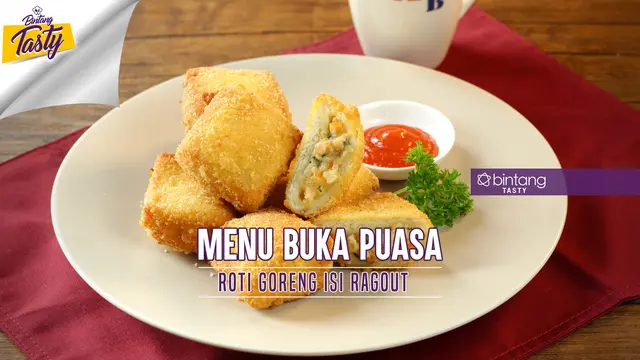 [Bintang] Menu Buka Puasa: Roti Goreng Isi Ragout