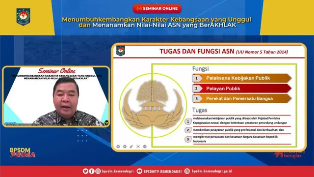 Kepala BPSDM Kemendagri, Teguh Setyabudi.