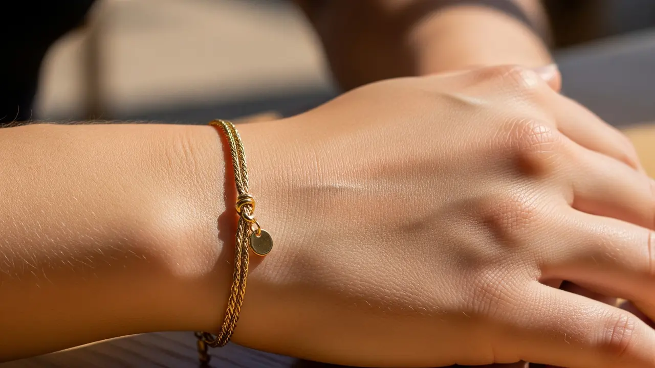 Model Gelang Emas Tipis untuk Acara Nonformal