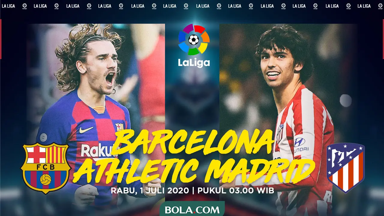 La Liga - Barcelona Vs Atletico Madrid - Head to Head Pemain