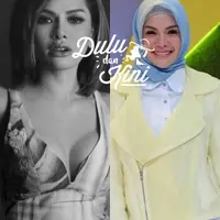 Dulu dan kini Nikita Mirzani sebelum sesudah hijab. (Instagram/nikitamirzani)