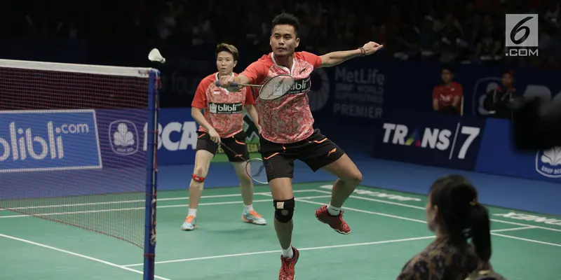 Ganda Campuran Indonesia Tontowi Ahmad / Liliyana Natsir Kalahkan China