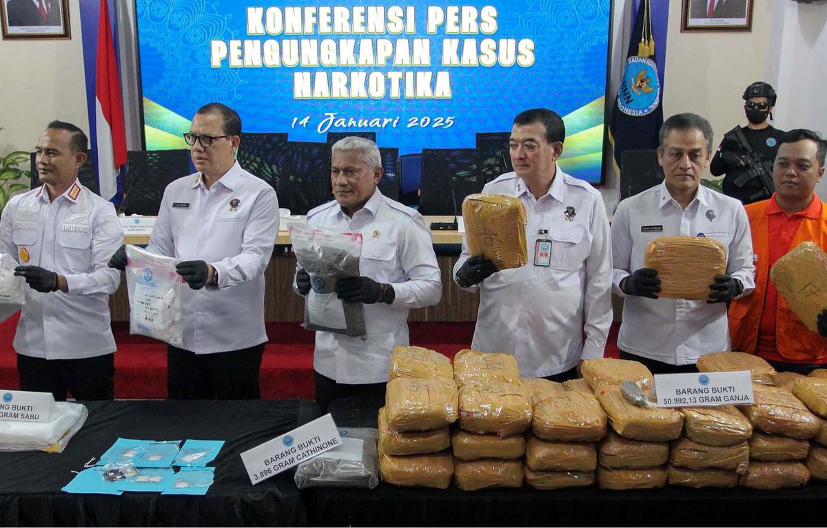 BNN amankan 60,19 kg narkoba dari 11 kasus