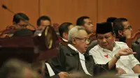 Sidang Perselisihan Hasil Pemilihan Umum Presiden dan Wakil Presiden 2014 (PHPU Pilpres) itu dihadiri pasangan Prabowo-Hatta, Jakarta, Rabu (6/8/14). (Liputan6.com/Johan Tallo)