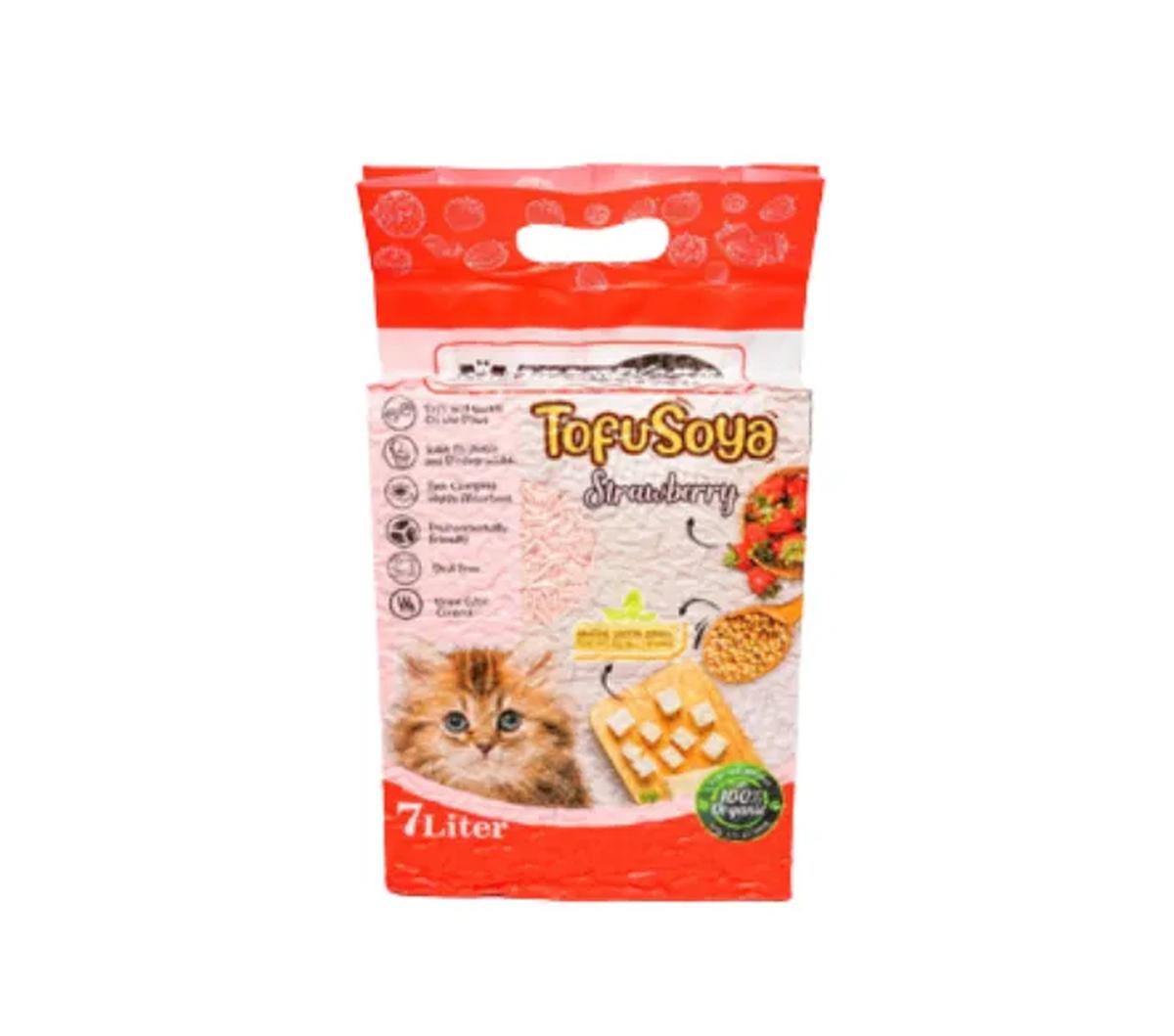1. Markotops TofuSoya (7 liter) - Rp78.200

Pasir kucing ini punya varian aroma candy, charcoal, matcha, lavender, strawberry, dan cappuccino.