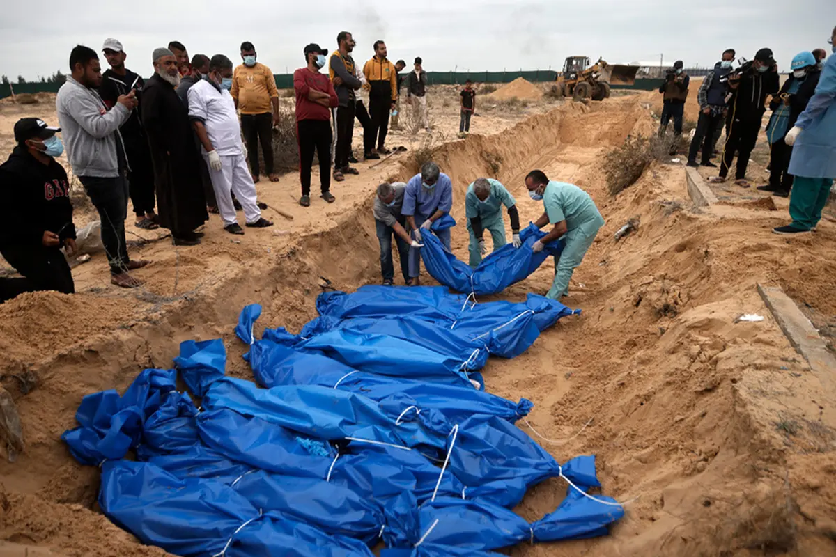 Pemakaman Massal di Palestina