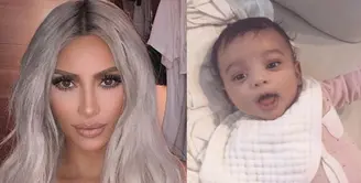 Kim Kardashian kembali mengunggah foto menggemaskan anak ketiganya, Chicago West. (instagram/kimkardashian)