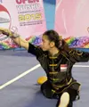 Nama Sabina Katya dalam dunia hiburan terdengar masih asing. Pemeran Mantili dalam drama kolosal Saur Sepuh The Series itu merupakan akting perdananya. Ia lebih dikenal di dunia olahraga karena sebagai atlet wushu. (Instagram/sabinakatya)