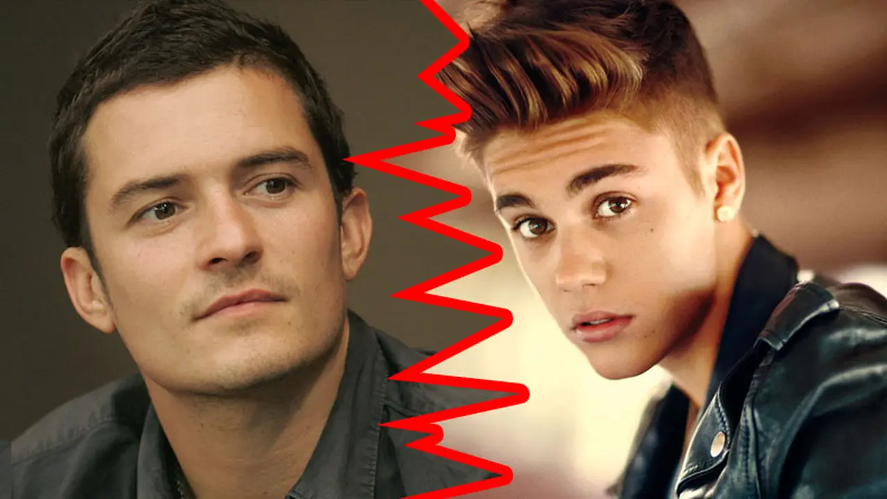 Justin Bieber dan Orlando Bloom 
