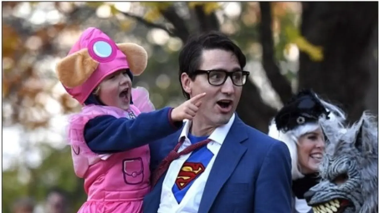 Justin Trudeau jadi Superman pada Perayaan Halloween Party Tahun Ini