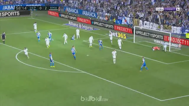 Real Madrid memetik kemenangan 3-0 atas Deportivo La Coruna, Minggu (20/8/2017) waktu setempat. This video is presented by BallBall