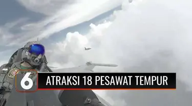 Upacara Peringatan HUT TNI ke-76 digelar di Istana Kepresidenan dan virtual. Sebanyak 18 pesawat tempur TNI dan iringan helikopter beratraksi di langit Jakarta