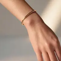 Model Gelang Emas Plat Polos untuk Investasi