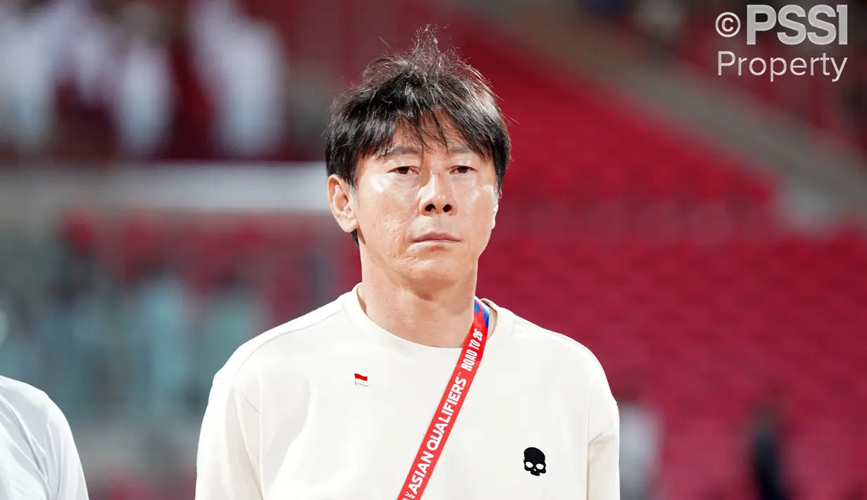 <p>Shin Tae-yong melakoni laga ke-50 sebagai pelatih kepala Timnas Indonesia saat bertandang ke markas Bahrain di Kualifikasi Piala Dunia 2026, Kamis (10/10/2024). (Dok. PSSI)</p>