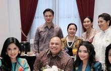 6 Gaya Formal Istri-Istri Menteri saat Kunjungan ke Museum Nasional, Annisa Pohan dan Niena Kirana Kompak Pakai Dress hijau