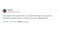 Cuitan Netizen Logo Twitter Berubah. (Sumber: Twitter/@ignatiuswisnu01)