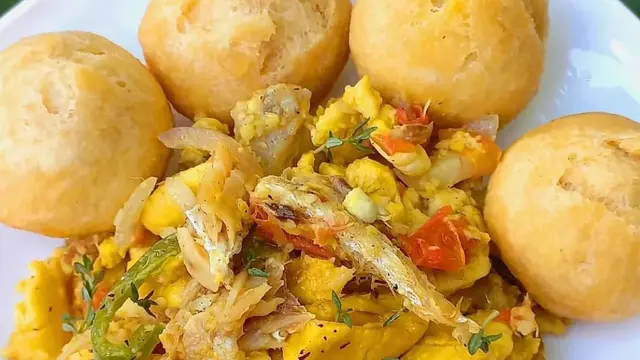 Saltfish merupakan kuliner dari Saint Kitts dan Nevis