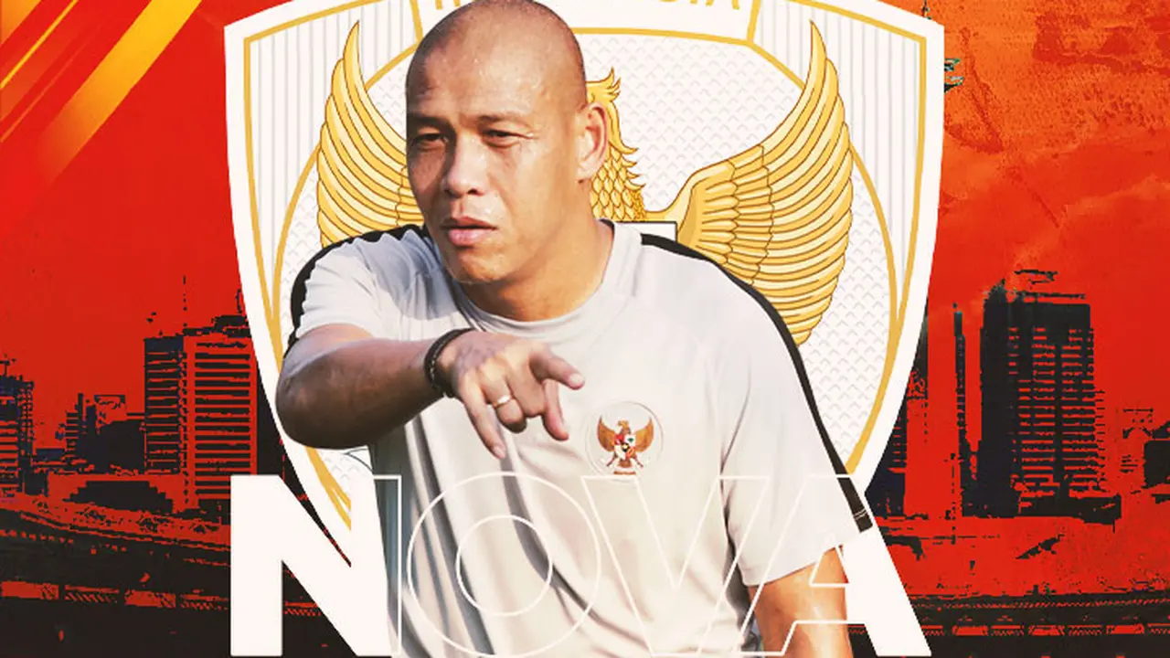 Timnas Indonesia - Ilustrasi Nova Arianto
