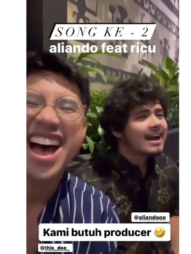 6 Potret Penampilan Aliando yang Kembali Bikin Pangling, Reuni Bareng Ricky Cuaca