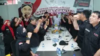 Relawan bakal calon presiden yang diusung PDI Perjuangan (PDIP) Ganjar Prabowo yang bernama Sahabat Ganjar merayakan HUT-nya ke-2 yang jatuh pada tanggal 20 Juni 2023. (Foto: Istimewa).