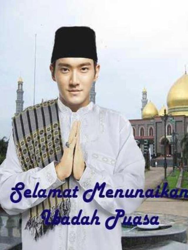 6 Editan Foto Aktor Korea Pakai Peci, Siap Sambut Ramadhan