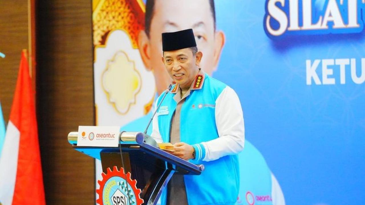 Kapolri Ajak Buruh Perkuat Kolaborasi Wujudkan Indonesia Emas 2045
